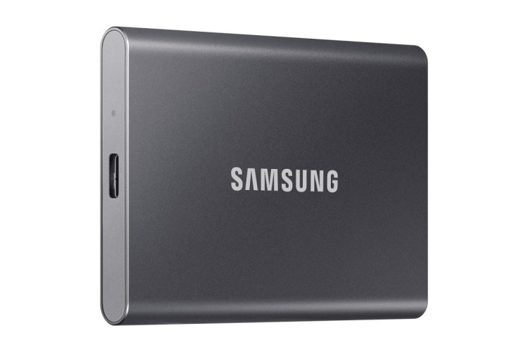 Dysk zewnętrzny SSD Samsung T7 (1TB; USB 3.2; szary; MU-PC1T0T/WW)