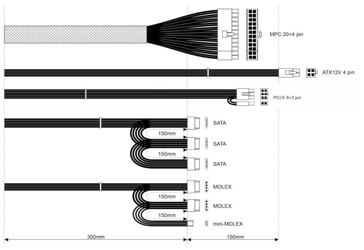 Zasilacz Akyga AK-B1-500 (500 W; Pasywne; 120 mm)