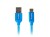 Kabel Lanberg Premium QC 3.0 CA-USBO-22CU-0010-BL (USB 2.0 typu A M - USB typu C M; 1m; kolor niebieski)