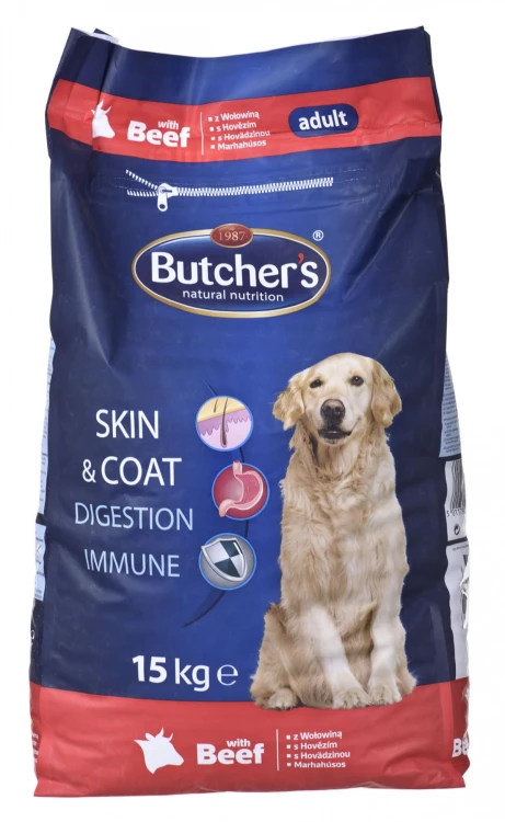 Butcher’s Natural&Healthy z wołowiną - sucha karma dla psa - 15 kg