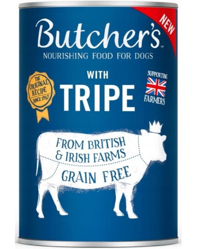 BUTCHER'S Original Tripe Mix Pasztet ze żwaczem - mokra karma dla psa - 400 g