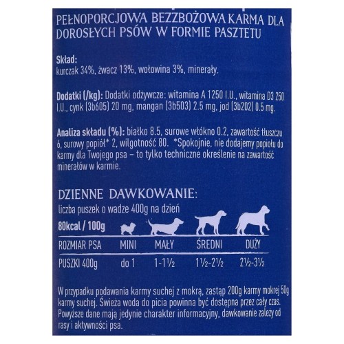 BUTCHER'S Original Tripe Mix Pasztet ze żwaczem - mokra karma dla psa - 400 g