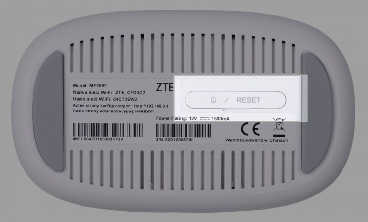Router ZTE MF289F