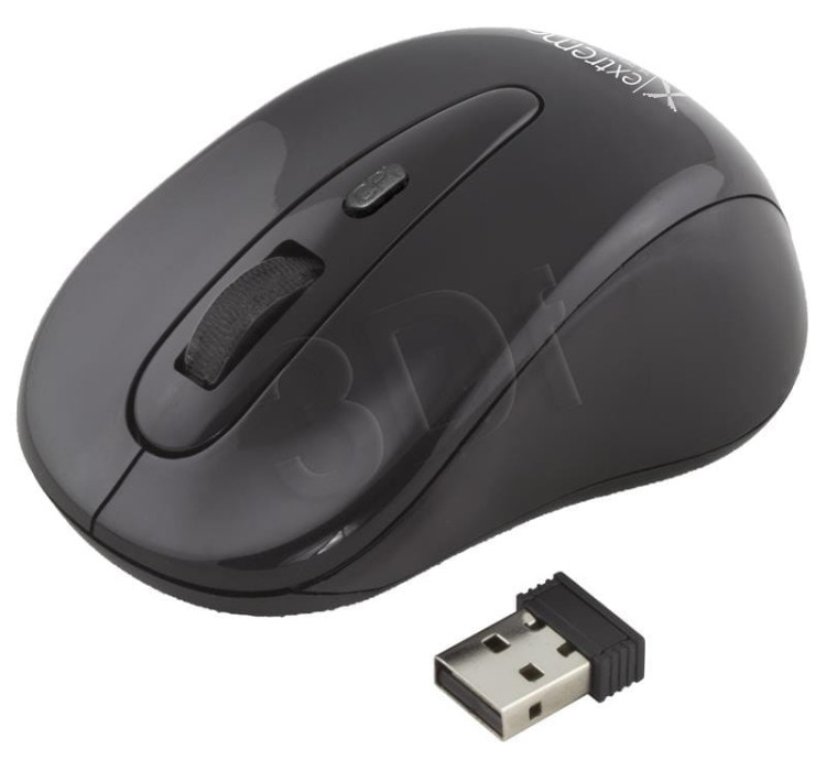 Mysz EXTREME Maverick XM104K (optyczna; 1200 DPI; kolor czarny)