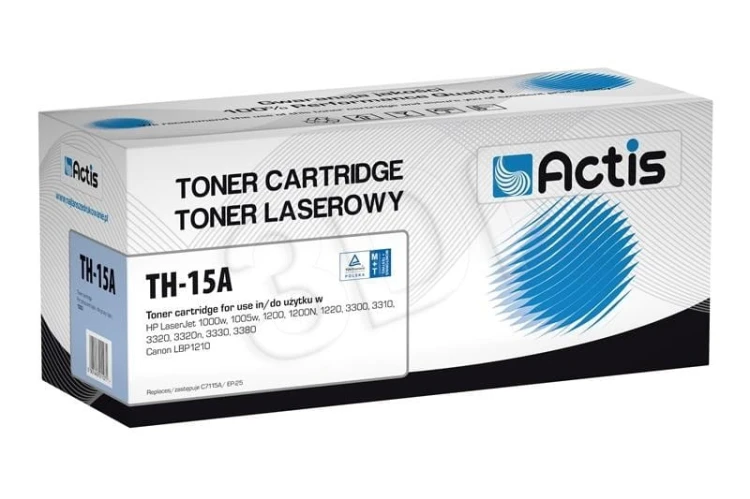 Actis TH-15A Toner (zamiennik HP 15A C7115A, Canon EP-25; Standard; 2500 stron; czarny)