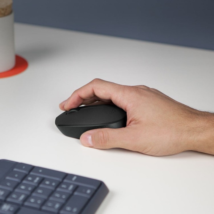 Mysz Logitech B170 910-004798 (optyczna; 1000 DPI; kolor czarny)