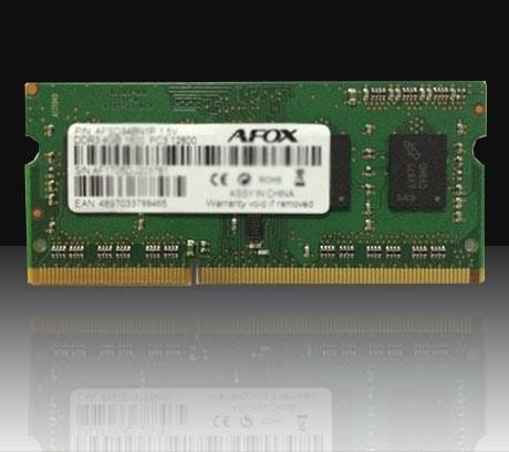 AFOX SO-DIMM DDR3 8GB 1600MHZ  AFSD38BK1P