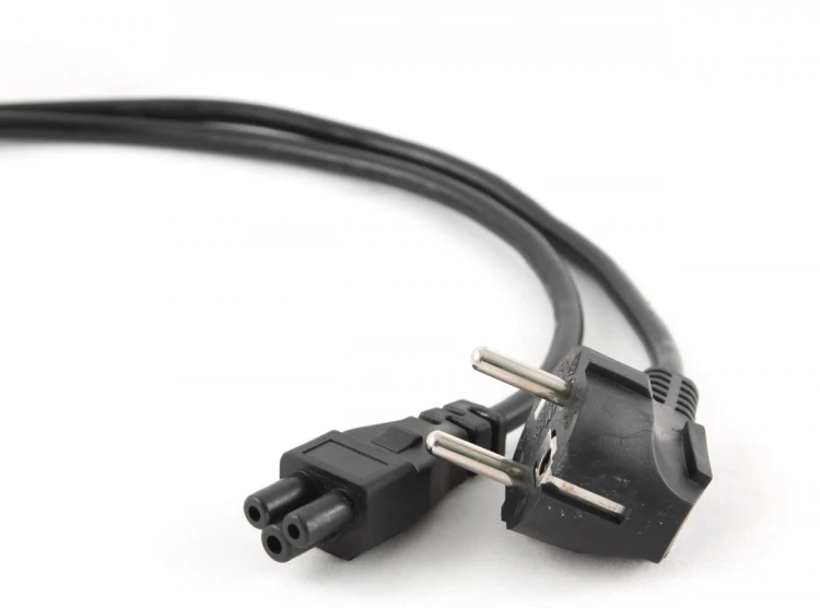 GEMBIRD KABEL ZASILAJĄCY DO NOTEBOOKA KONICZYNKA C5 (3 PIN) VDE 1M, CZARNY