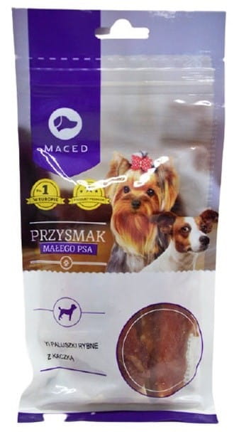 MACED Szaszłyczki Kaczka i ryba - przysmak dla psa - 60g