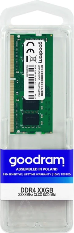 GOODRAM SO-DIMM DDR4 8GB PC4-25600 3200MHz CL22