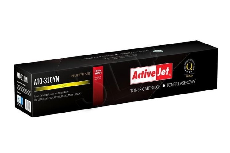 Activejet ATO-310YN Toner (zamiennik OKI 44469704; Supreme; 2000 stron; żółty)