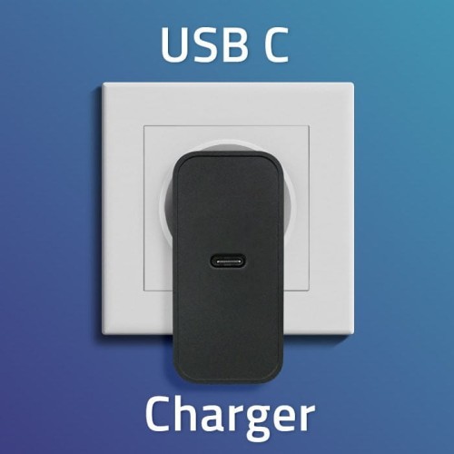 QOLTEC ŁADOWARKA SUPER QUICK PD | 1XUSB-C | 65W | 5-20V | 3-3.25A | CZARNA