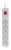 Listwa przeciwprzepięciowa Activejet 5gn/3m/cz (10A; 2300W) 3m; kolor szary