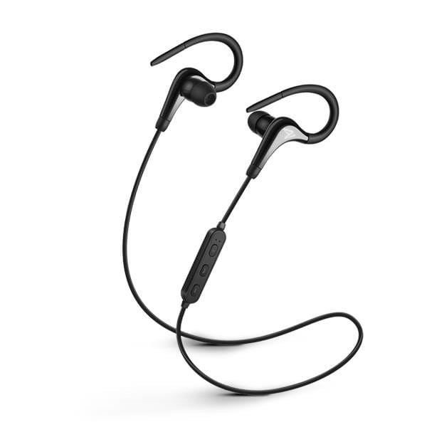 Słuchawki bezprzewodowe, z mikrofonem, ze słuchawkami SAVIO WE-03 (dokanałowe, sportowe; bezprzewodowe, Bluetooth; z wbudowanym mikrofonem; kolor czar