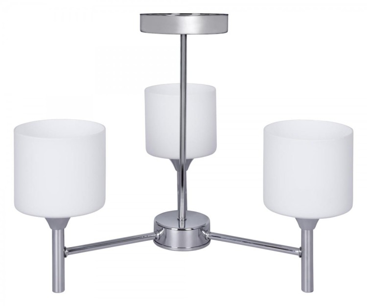 Żyrandol klasyczna lampa sufitowa wisząca Activejet MIRA Chrom potrójna 3xE27 do salonu