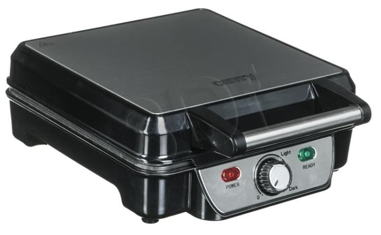 Gofrownica CAMRY CR 3025 (1150W; kolor czarny)
