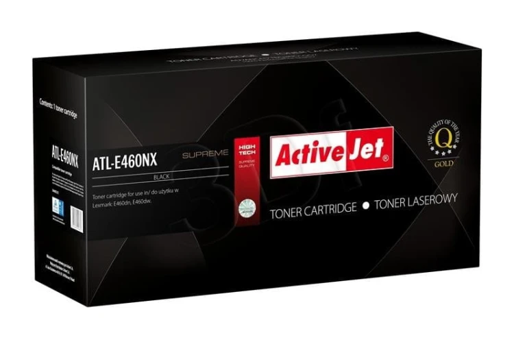 Activejet ATL-E460N Toner (zamiennik Lexmark E460X21E; Supreme; 15000 stron; czarny)