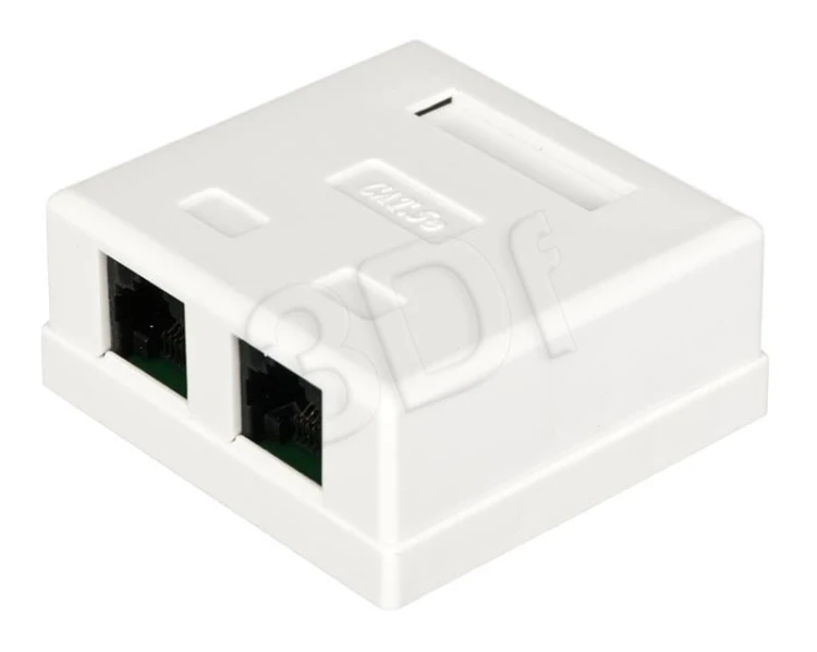 Gniazdo natynkowe A-LAN GN002 (kat. 5e; UTP; kolor biały)