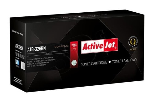 Activejet ATB-326BN Toner (zamiennik Brother TN-326BK, TN326BK; Supreme; 4000 stron; czarny)