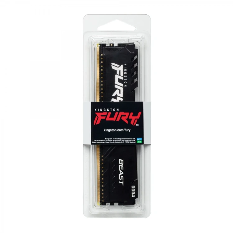 KINGSTON 16GB 3200MHz DDR4 CL16 DIMM FURY Beast Black KF432C16BB1/16