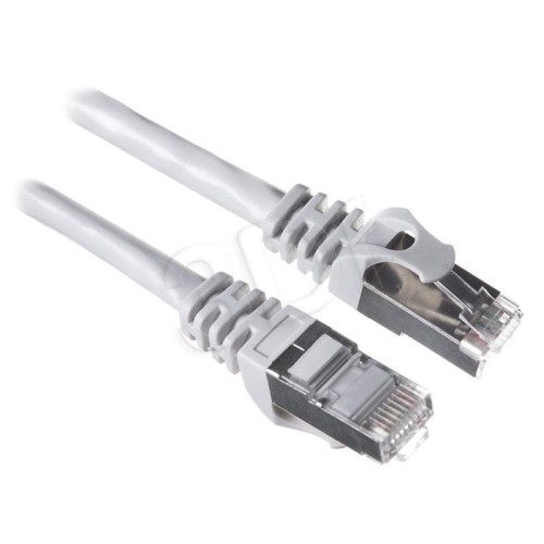 Patchcord STP A-LAN KKS6SZA1.0 (RJ45 - RJ45 ; 1m; STP; kat. 5e; kolor szary)