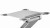 GEMBIRD SKŁADANA PODSTAWKA POD NOTEBOOKA 15,6" SREBRNA