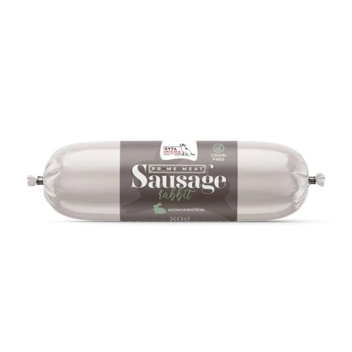 Syta Micha Prime Meat Sausage Królik  - przysmak dla psa - 80g