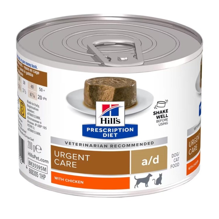 HILL'S PD CANINE / FELINE  A/D  mokra karma dla psa i kota - 200g