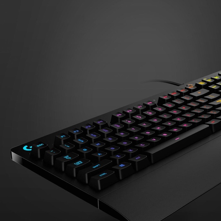 Klawiatura Logitech  920-008093 (mechaniczna; USB 2.0; (US); kolor czarny)