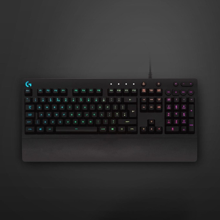 Klawiatura Logitech  920-008093 (mechaniczna; USB 2.0; (US); kolor czarny)