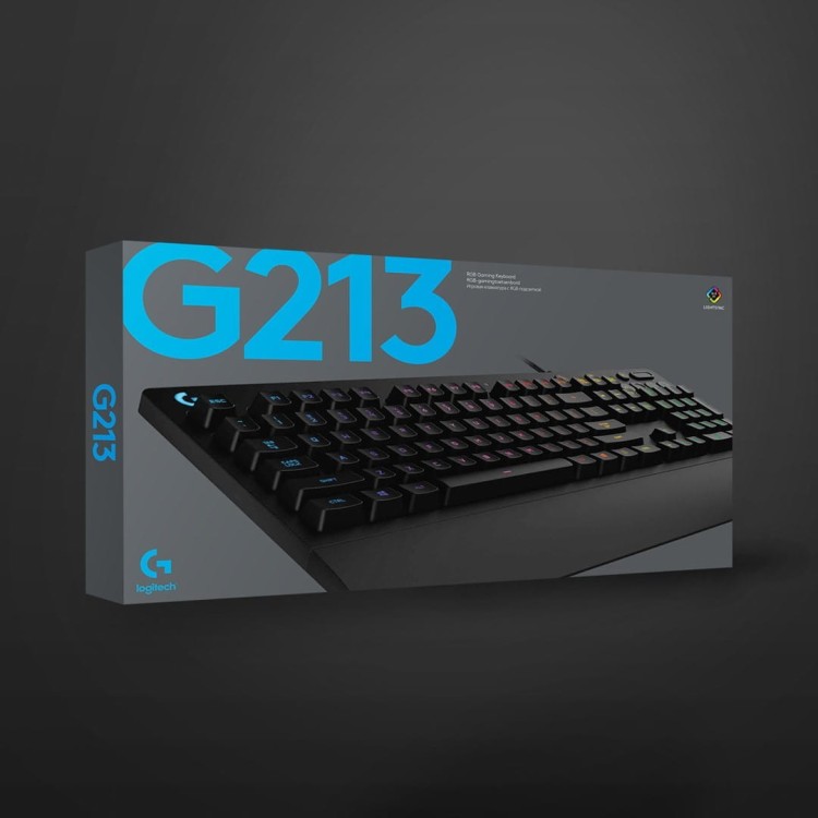 Klawiatura Logitech  920-008093 (mechaniczna; USB 2.0; (US); kolor czarny)