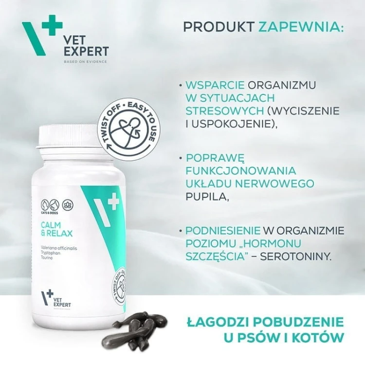 VetExpert Calm&relax (30 kaps. Toff)