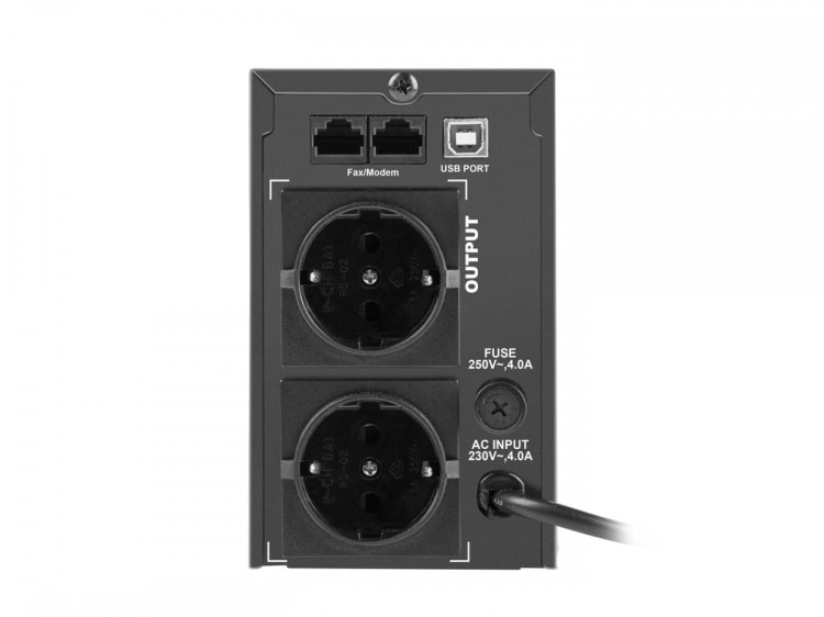 UPS ARMAC OFFICE LINE-INT 2X SCHUKO O/650F/LCD