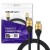 QOLTEC KABEL HDMI V2.1 ULTRA HIGH SPEED 8K | 60HZ | 26AWG | GOLD | 5M