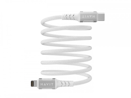 Kabel magnetyczny Havit Typ C-Lightning (biały)