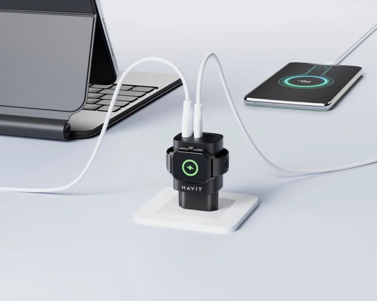 Ładowarka Havit  USB-C+USB-A UC132 EU