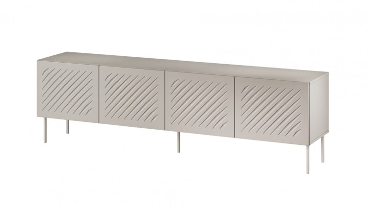 Szafka RTV SIENA 200x40x60 kaszmir mat