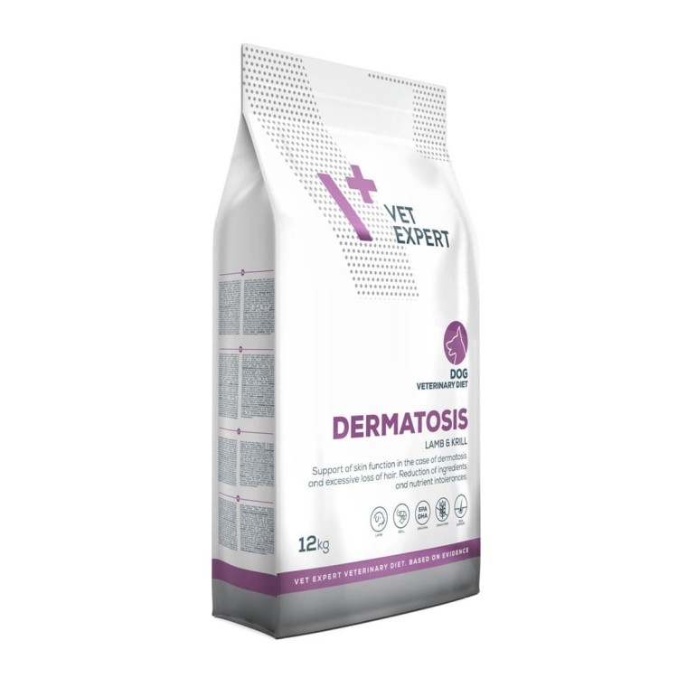 VetExpert Veterinary Diet Dermatosis dog Lamb&Krill 12kg
