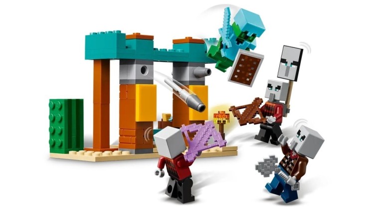 LEGO MINECRAFT 21267 Pustynny patrol złosadników