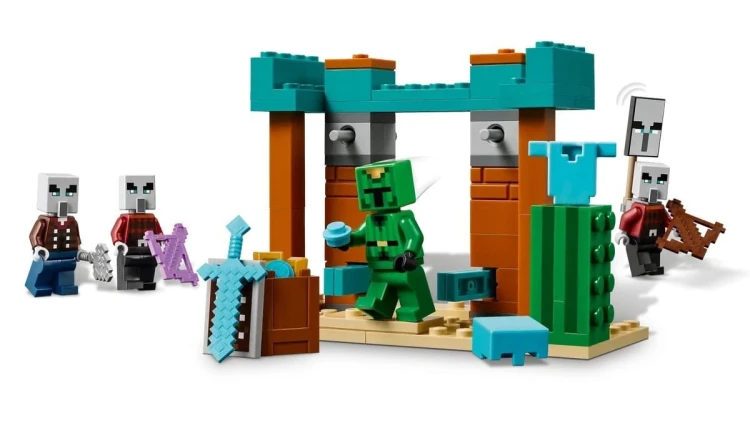 LEGO MINECRAFT 21267 Pustynny patrol złosadników