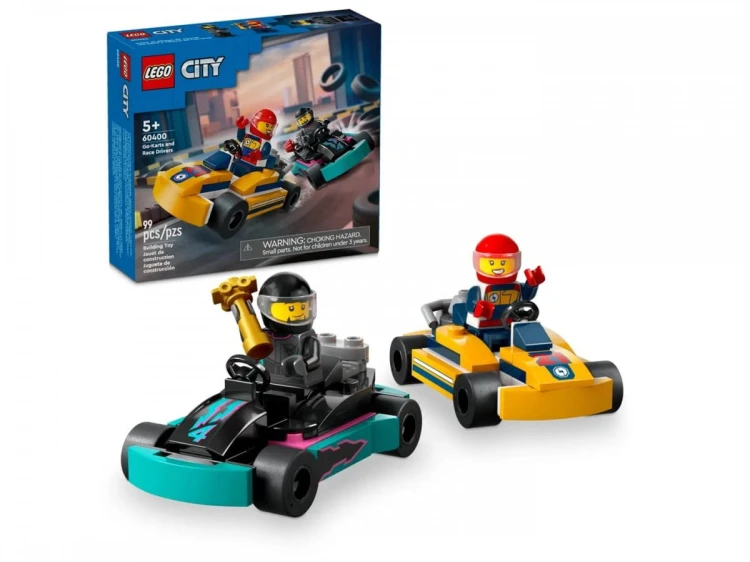 LEGO City 60400 Gokarty i kierowcy wyścigowi
