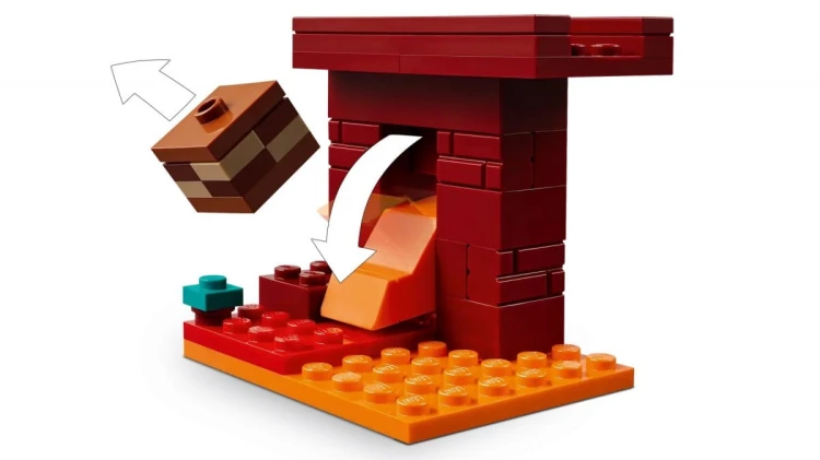 LEGO MINECRAFT 21266 Bitwa na moście Netheru