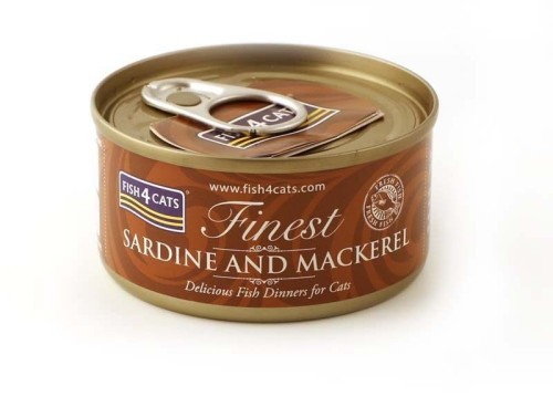 Fish4Cats Finest Sardynka z Makrelą 70g