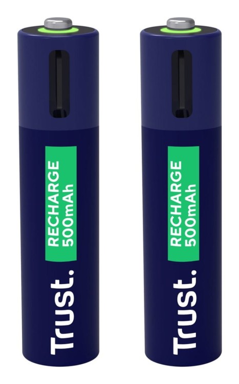 Baterie AAA Trust USB-C RECHARGEABLE BATTERIES 2P