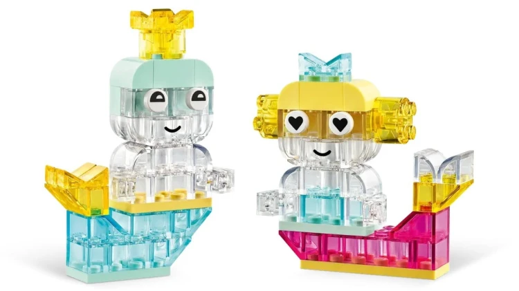LEGO CLASSIC 11040 Magiczny zestaw z przezroczystymi klockami