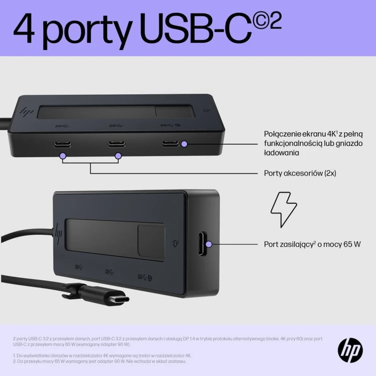 HP 4K USB-C Multiport Hub (EU)