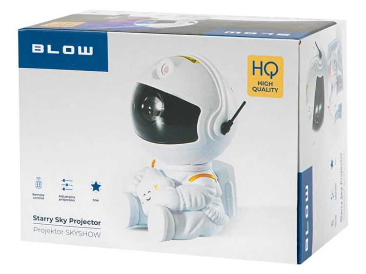 BLOW LAMPKA NOCNA PROJEKTOR LED ASTRONAUTA