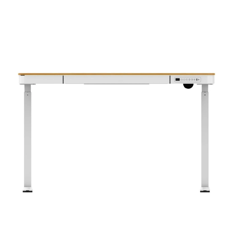 Biurko ACTIVEJET z elektryczną regulacją wysokości 140x70 ET119W-C biały/dąb