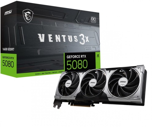 Karta graf. MSI RTX 5080 16G VENTUS 3X OC