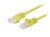 PATCHCORD KAT.6 UTP 0.25M ŻÓŁTY FLUKE PASSED LANBERG 10-PACK